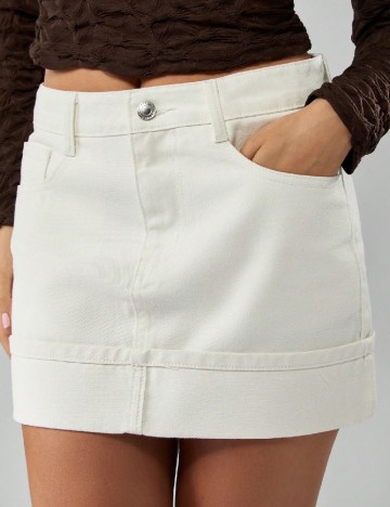 Fusta Missguided, alb