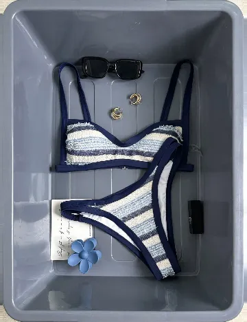 Costum de baie SHEIN, albastru