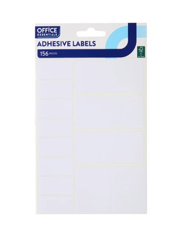 Set etichete Office Essentials, alb