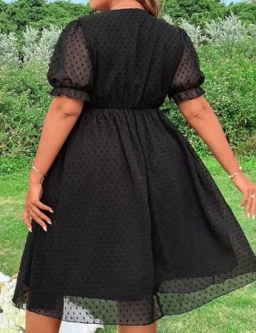 Rochie medie SHEIN CURVE, negru