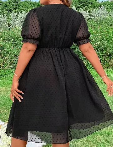 Rochie medie SHEIN CURVE, negru