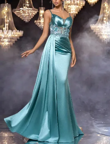Rochie lunga SHEIN, albastru