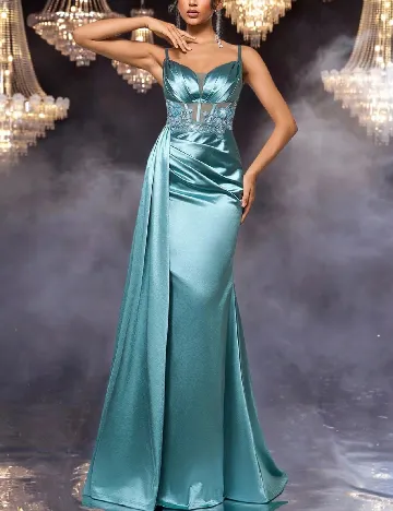 Rochie lunga SHEIN, albastru