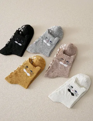Set sosete 5 perechi SHEIN, mix culori