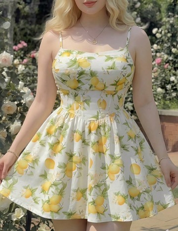 Rochie scurta SHEIN CURVE, mix culori