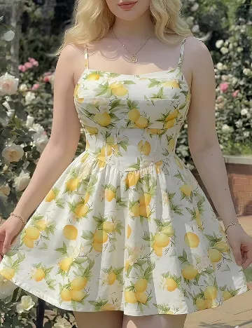 Rochie scurta SHEIN CURVE, mix culori