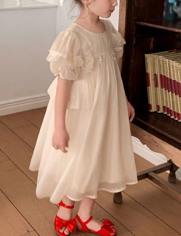 Rochie Dazy Kids, crem