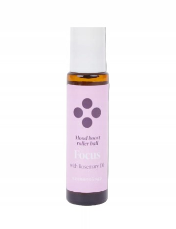 Roll-on cu ulei de rozmarin pentru îmbunătățirea stării de spirit Aromacology, mov
