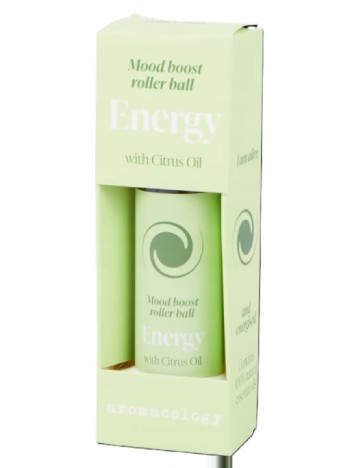 Roll-on cu ulei de citrice pentru îmbunătățirea stării de spirit Aromacology, verde
