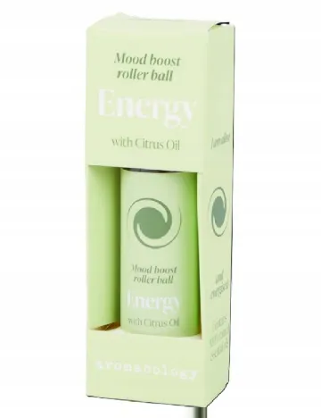Roll-on cu ulei de citrice pentru îmbunătățirea stării de spirit Aromacology, verde