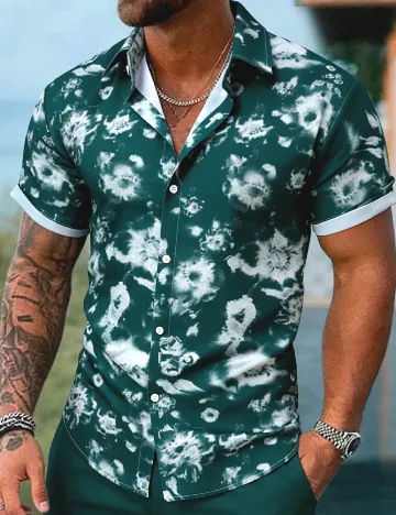 Camasa SHEIN, verde