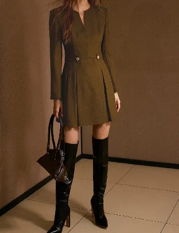 Rochie scurta MOTF, verde