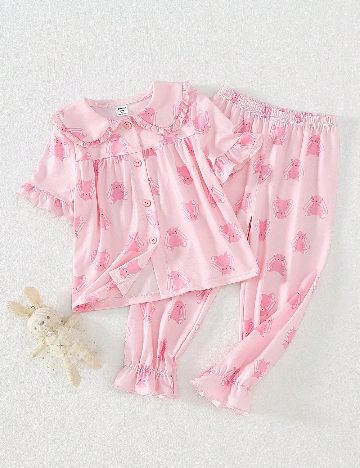 Pijama Shein Kids, roz