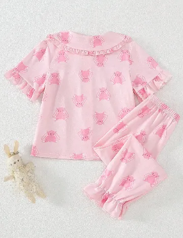 Pijama Shein Kids, roz