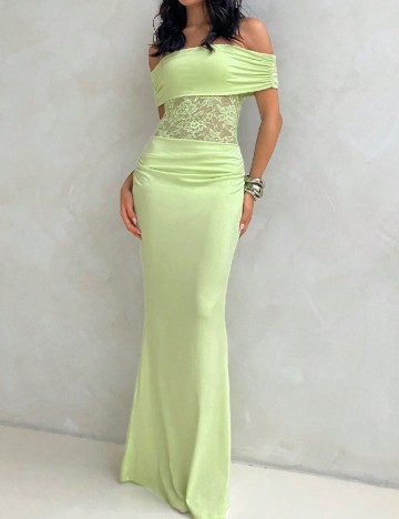 Rochie lunga SHEIN, verde