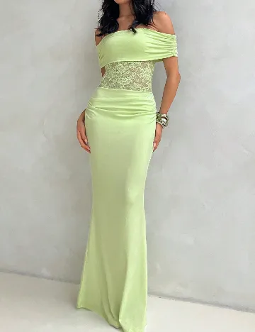 Rochie lunga SHEIN, verde