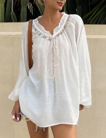 Bluza Dazy, alb