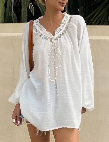Bluza Dazy, alb