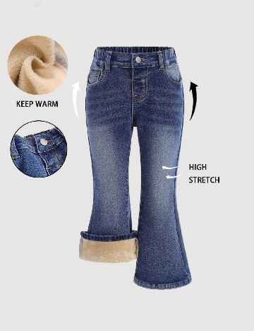 Blugi Shein Kids, albastru