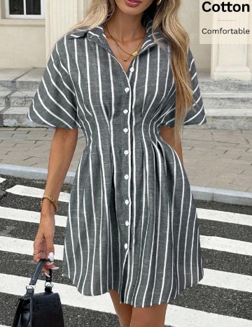 Rochie scurta SHEIN, gri