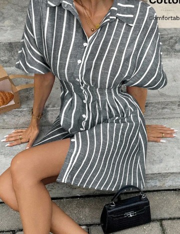 Rochie scurta SHEIN, gri