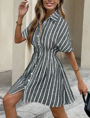 Rochie scurta SHEIN, gri