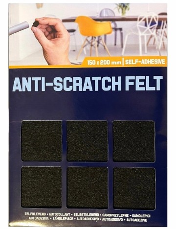 Pasla de protectie autoadeziva ACTION, negru
