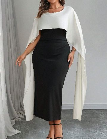 Rochie lunga SHEIN CURVE, negru