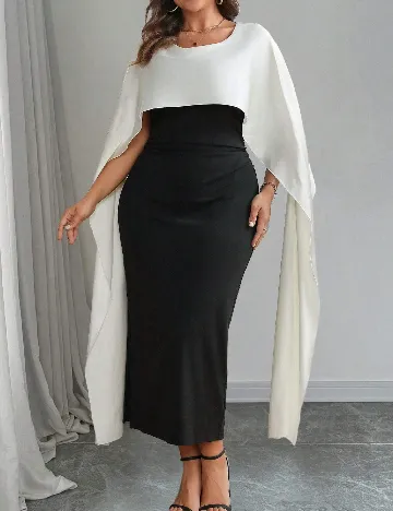 Rochie lunga SHEIN CURVE, negru
