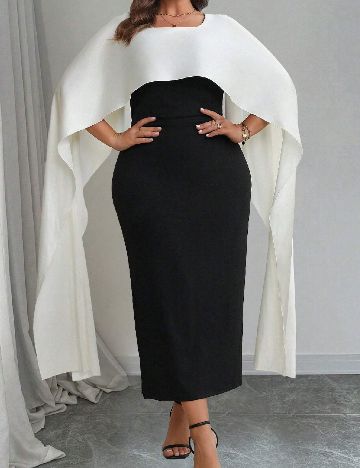 Rochie lunga SHEIN CURVE, negru