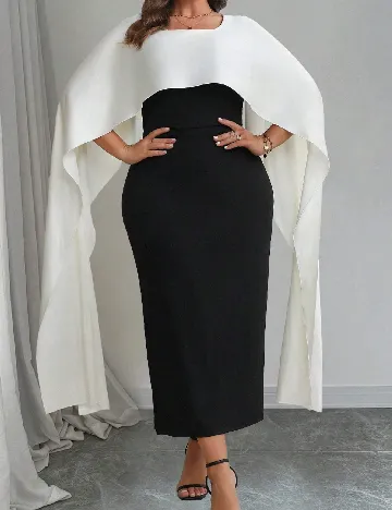 Rochie lunga SHEIN CURVE, negru