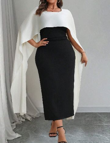 Rochie lunga SHEIN CURVE, negru