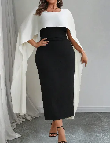 Rochie lunga SHEIN CURVE, negru
