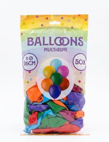 Set baloane, 50 bucati ACTION, mix culori