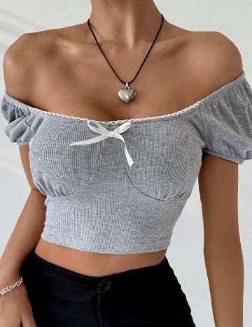 Top SHEIN, gri
