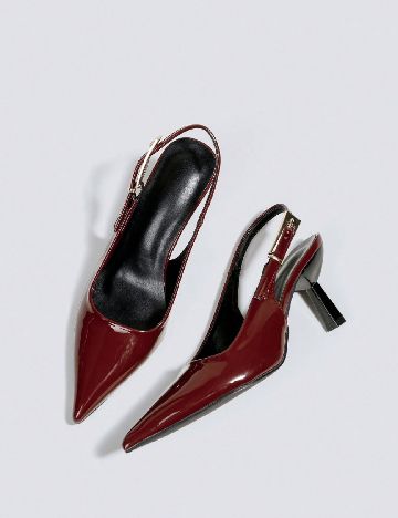 Pantofi SHEIN, visiniu