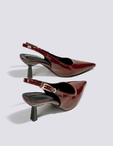 Pantofi SHEIN, visiniu