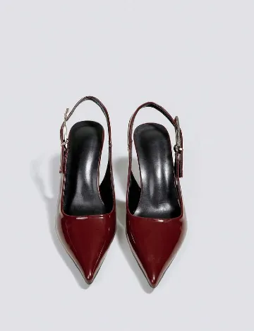 Pantofi SHEIN, visiniu