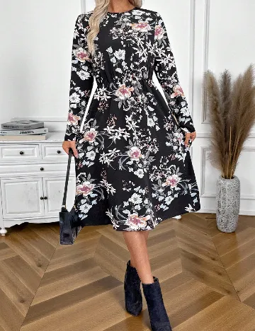 Rochie medie Emery Rose, floral print
