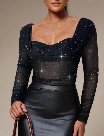 Bluza SHEIN, negru
