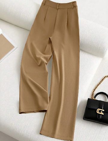 Pantaloni SHEIN, maro