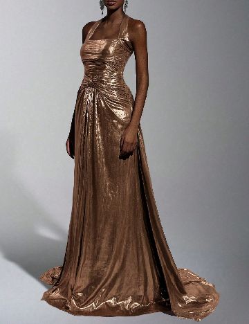 Rochie lunga SHEIN, maro