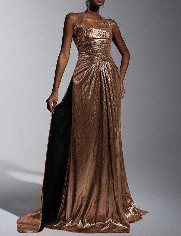 Rochie lunga SHEIN, maro