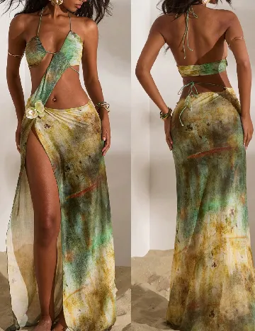 Rochie de plaja SHEIN, mix culori
