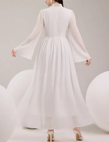 Rochie medie SHEIN, alb