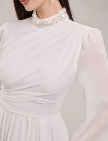Rochie medie SHEIN, alb