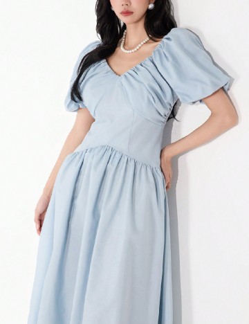 Rochie medie SHEIN, albastru