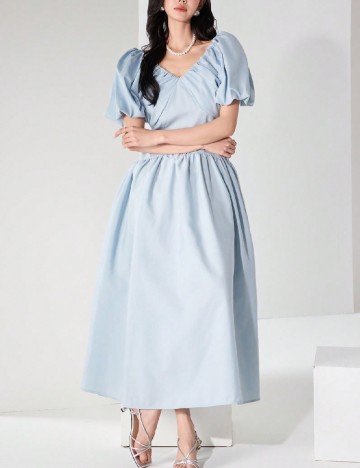 Rochie medie SHEIN, albastru