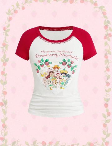 Tricou Romwe, alb