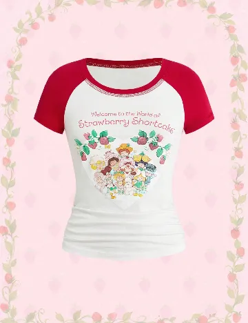 Tricou Romwe, alb